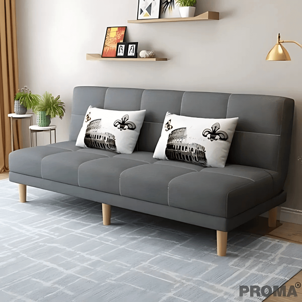 [PRE-ORDER] โซฟาเบด PROMA-SF59-02 150 ซม. สีเทาเข้ม_9